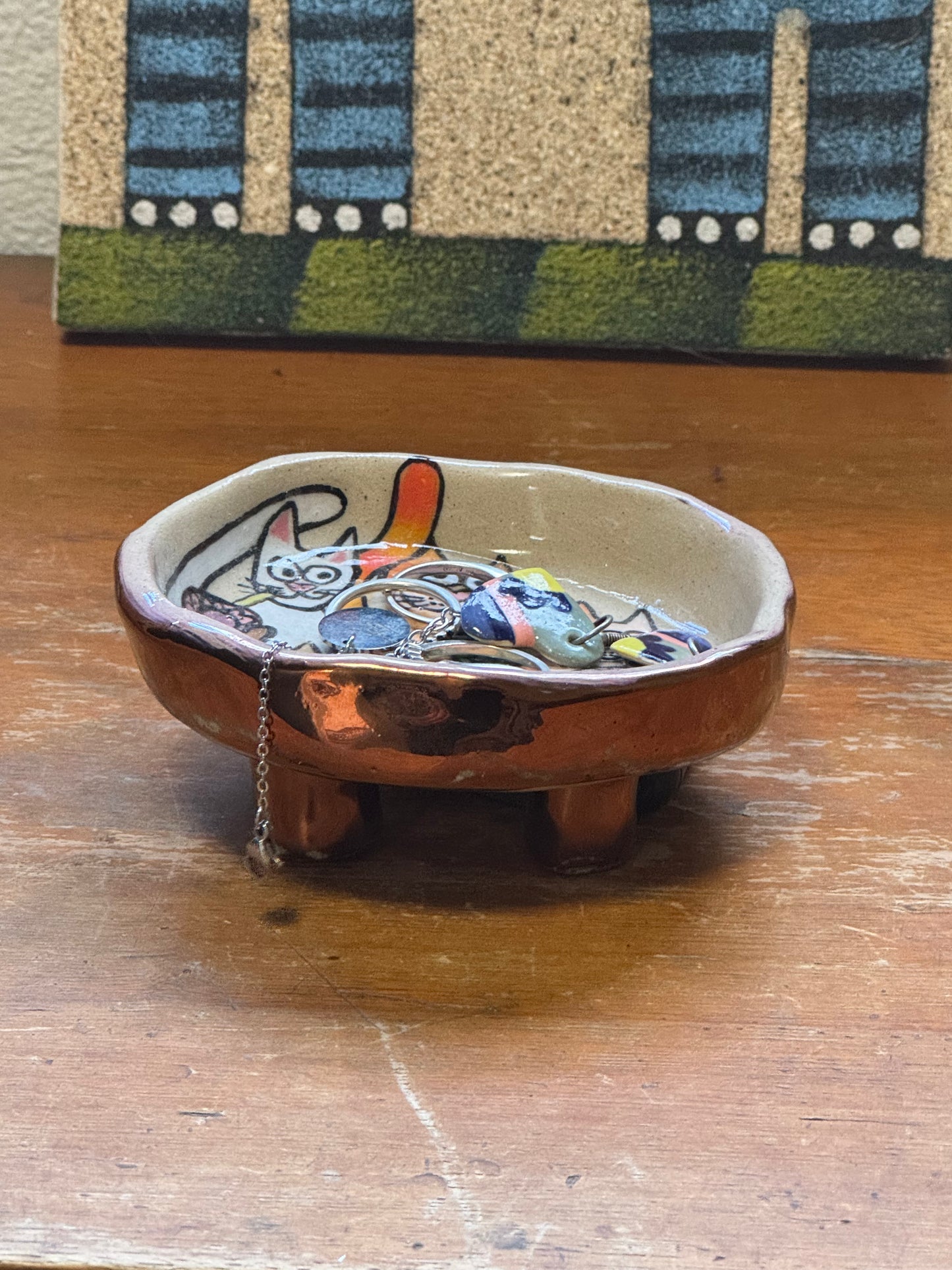 Whisker Dish - Kitty fam (Medium)