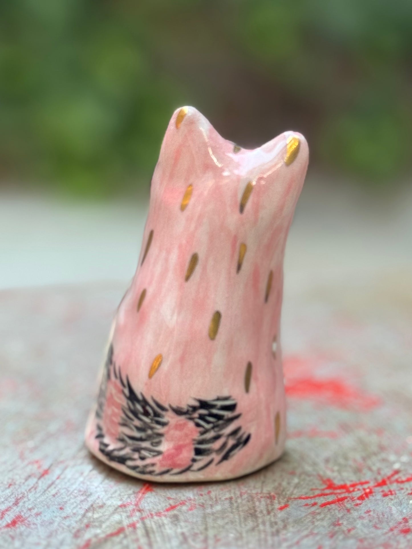 Lennie Blob – The Hopeless Romantic Blob with gold (medium)