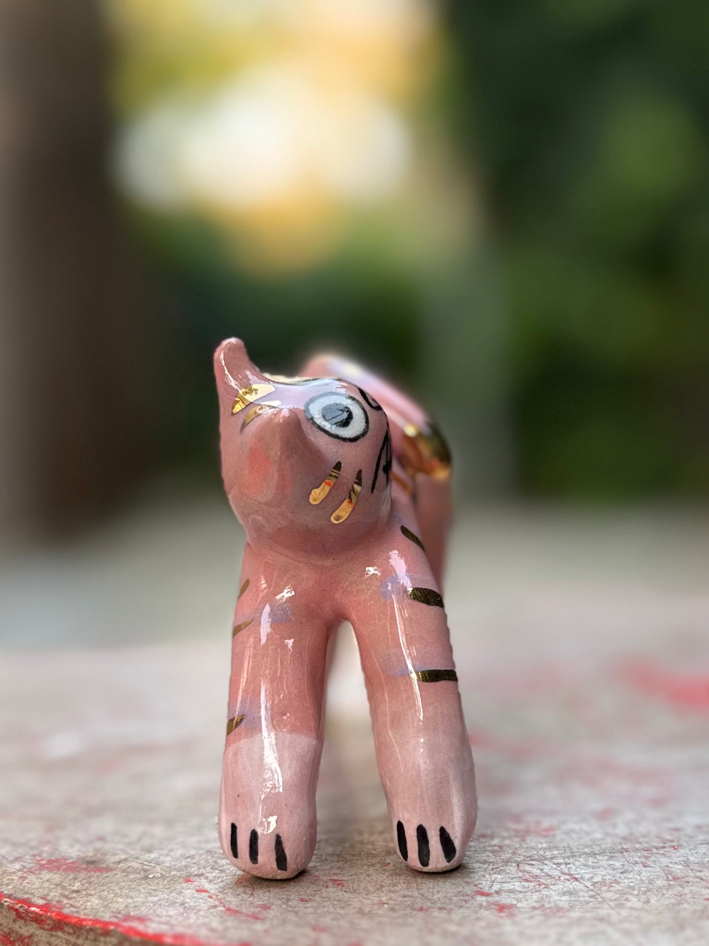 Rainbow Arch Cat – Purring Pink Blob