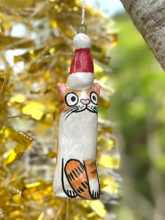 Small Oliver Blob – Hanging Christmas Tree Decoration with Gold (Limited Edition)