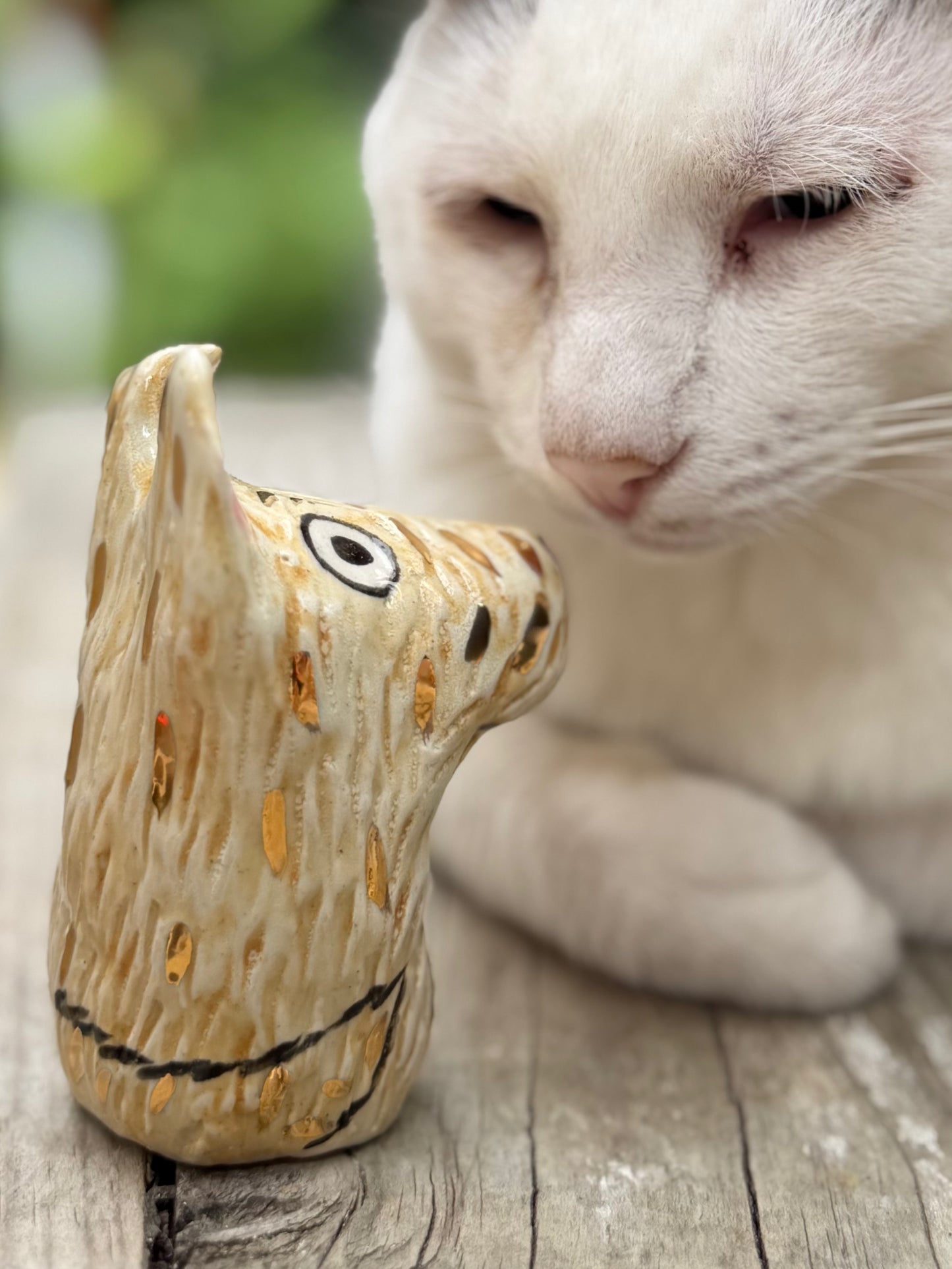 Small Roux Blob – Cheeky Terrier with gold