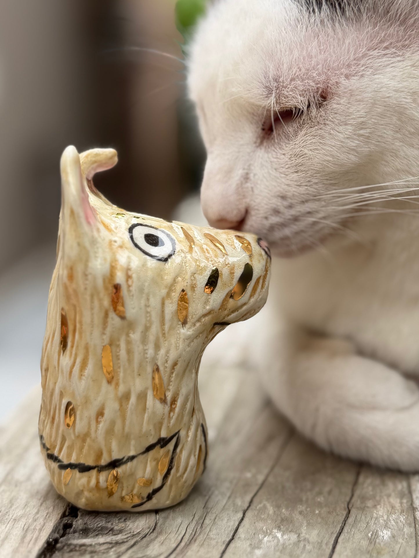 Small Roux Blob – Cheeky Terrier with gold