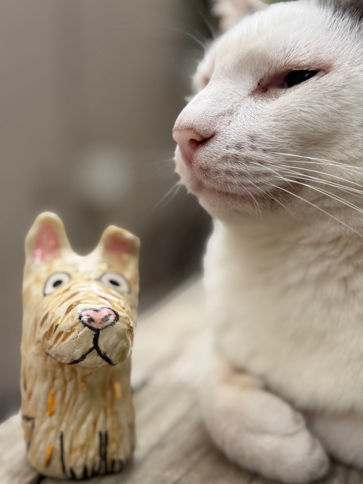 Small Roux Blob – Cheeky Terrier with gold