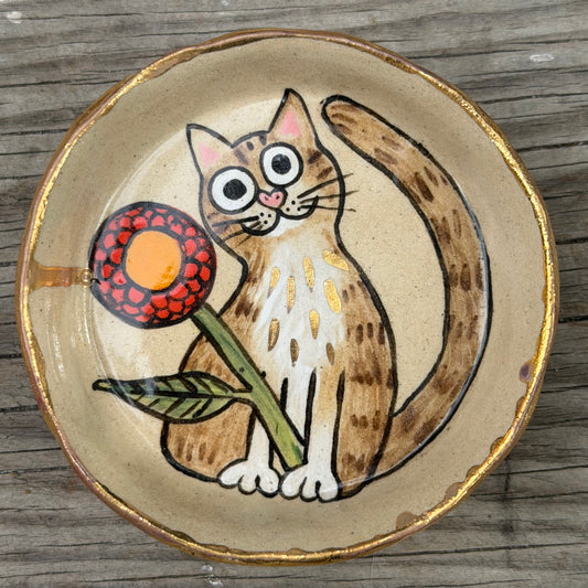 Whisker Dish -  Tabby Love