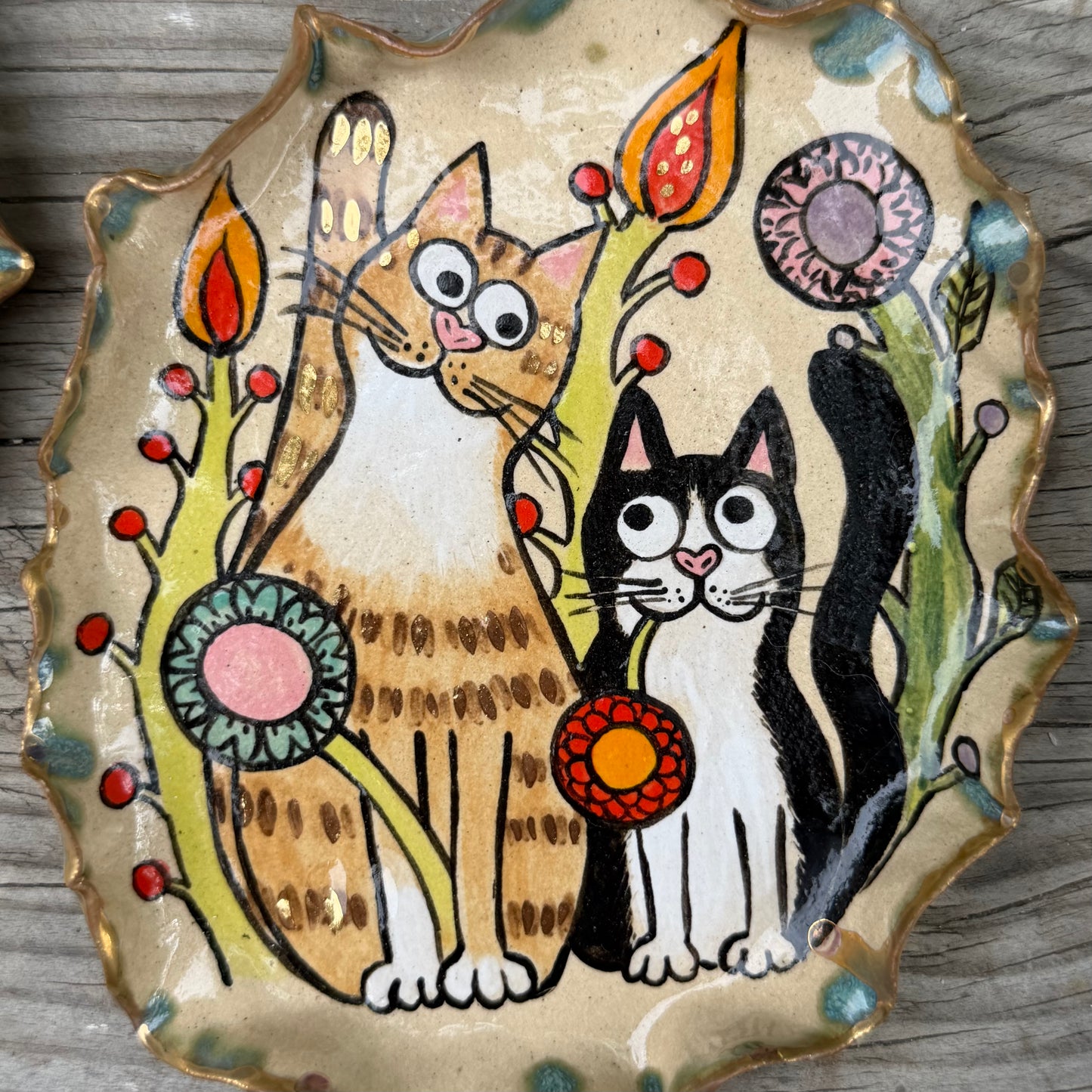 Whisker Plate - Love Cats (Medium)
