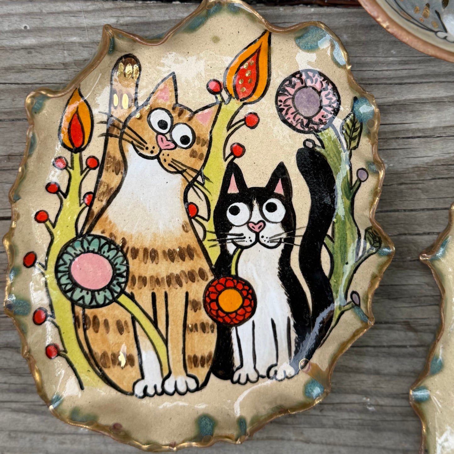 Whisker Plate - Love Cats (Medium)