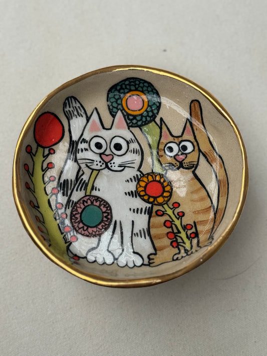 Whisker Dish - Kitty Besties (Large)