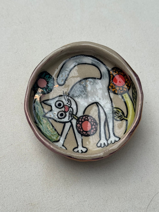 Whisker Dish - Grey Arch (Medium)