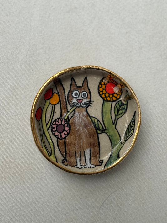 Whisker Dish - Little Tabby (Small)