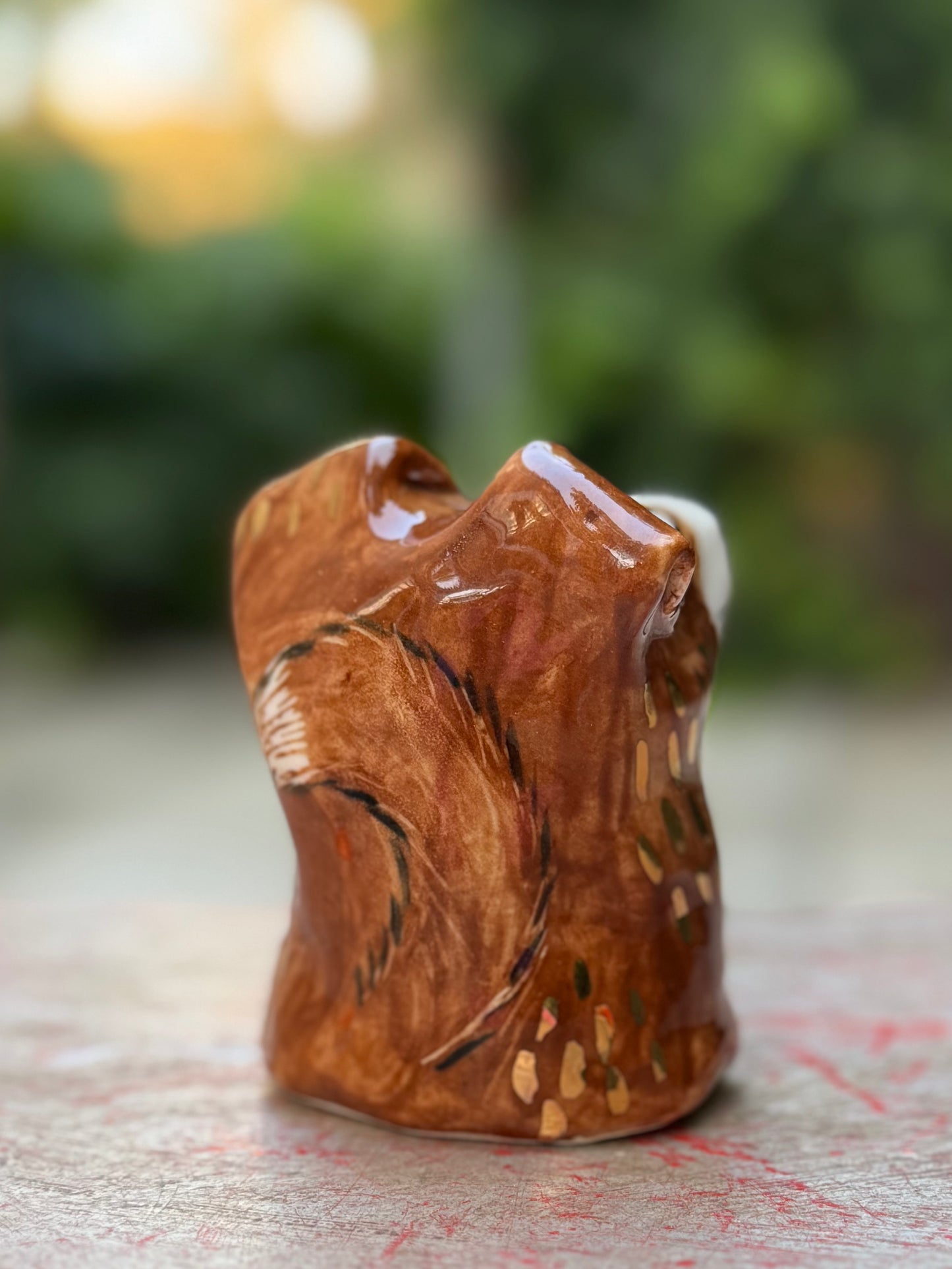 Roux Blob – The Playful Collie Pup Blob with gold (Large)