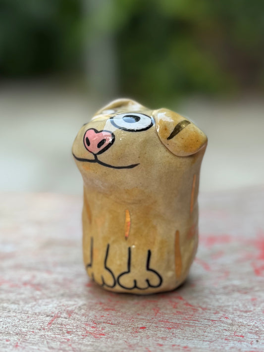 Roux Blob – The Lazy Labrador Blob with Gold (Medium)