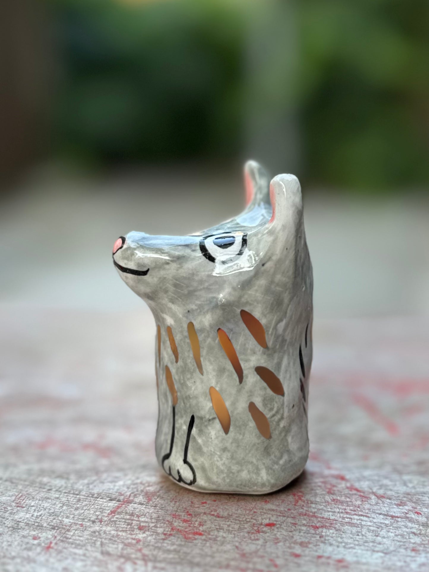 Roux Blob – The Tiny Wolf Blob with Gold (Small)
