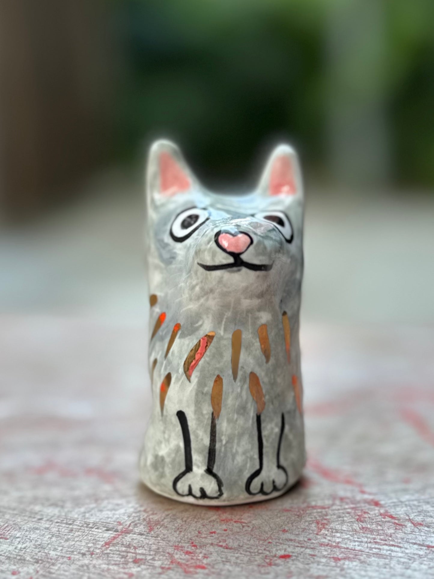 Roux Blob – The Tiny Wolf Blob with Gold (Small)