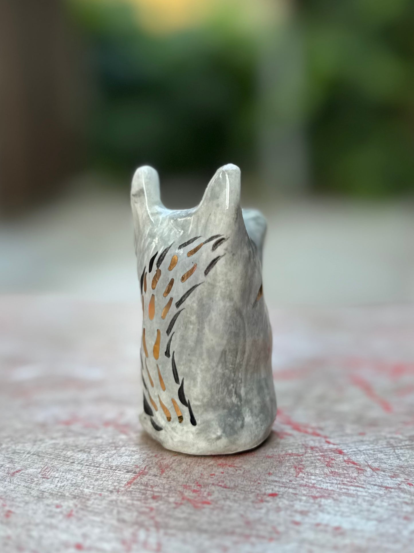 Roux Blob – The Tiny Wolf Blob with Gold (Small)