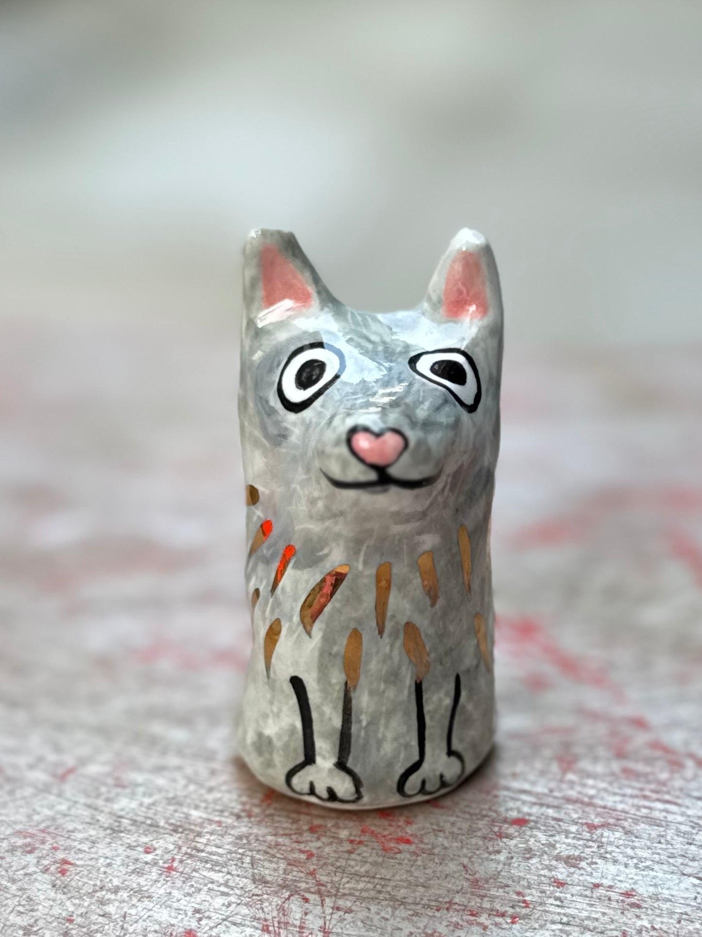 Roux Blob – The Tiny Wolf Blob with Gold (Small)