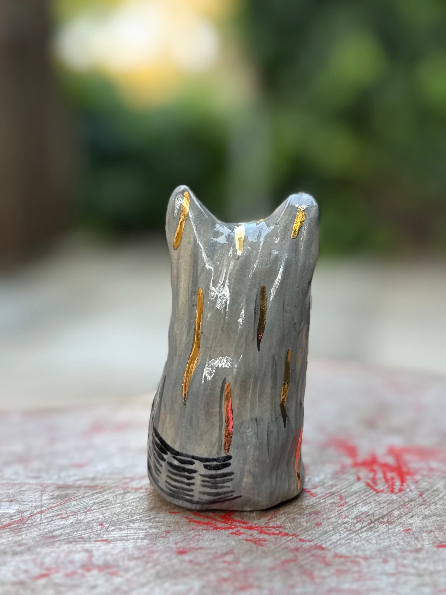 Roux Blob – The Friendly Wolf Blob with Gold (Medium)