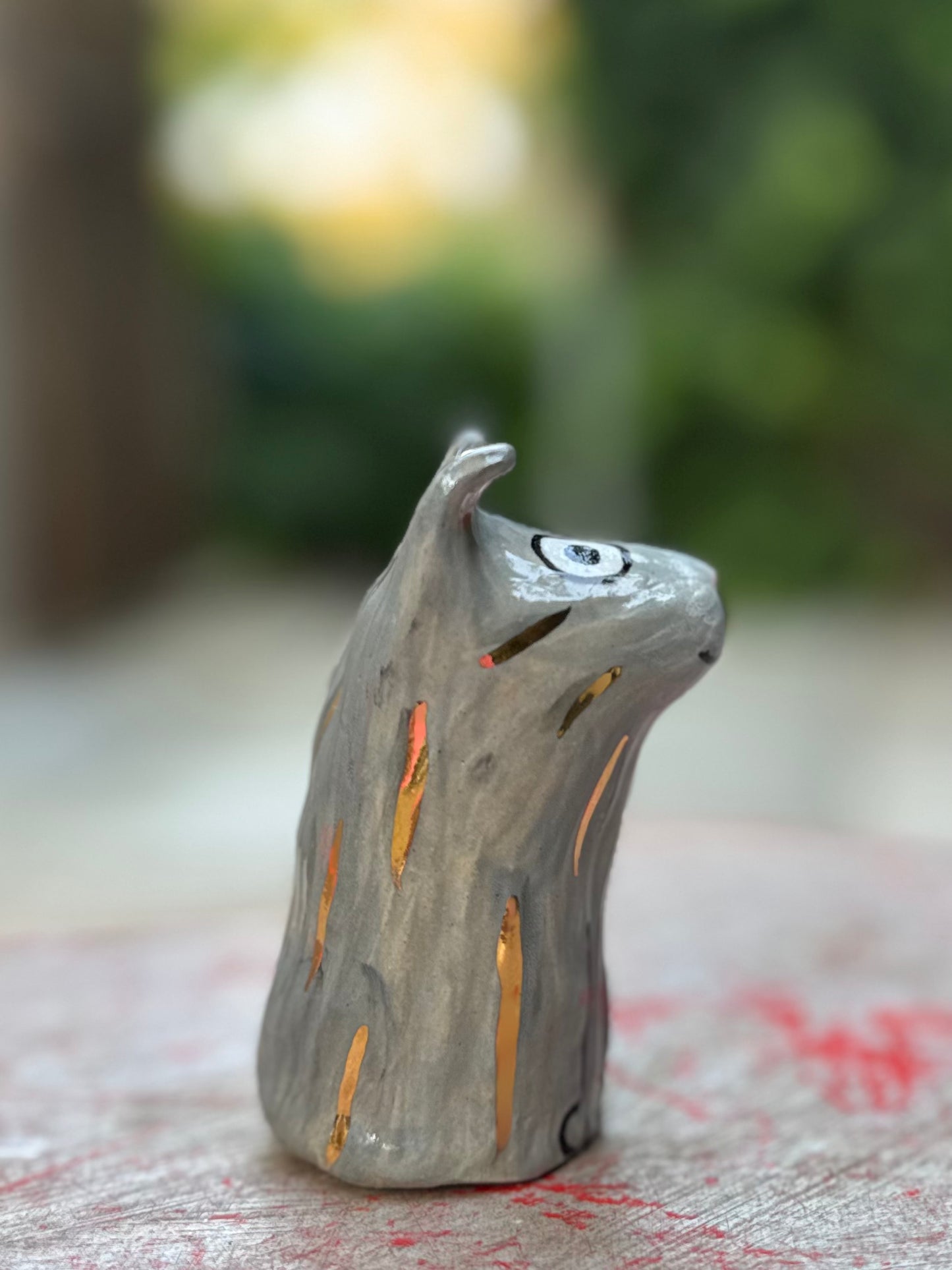 Roux Blob – The Friendly Wolf Blob with Gold (Medium)