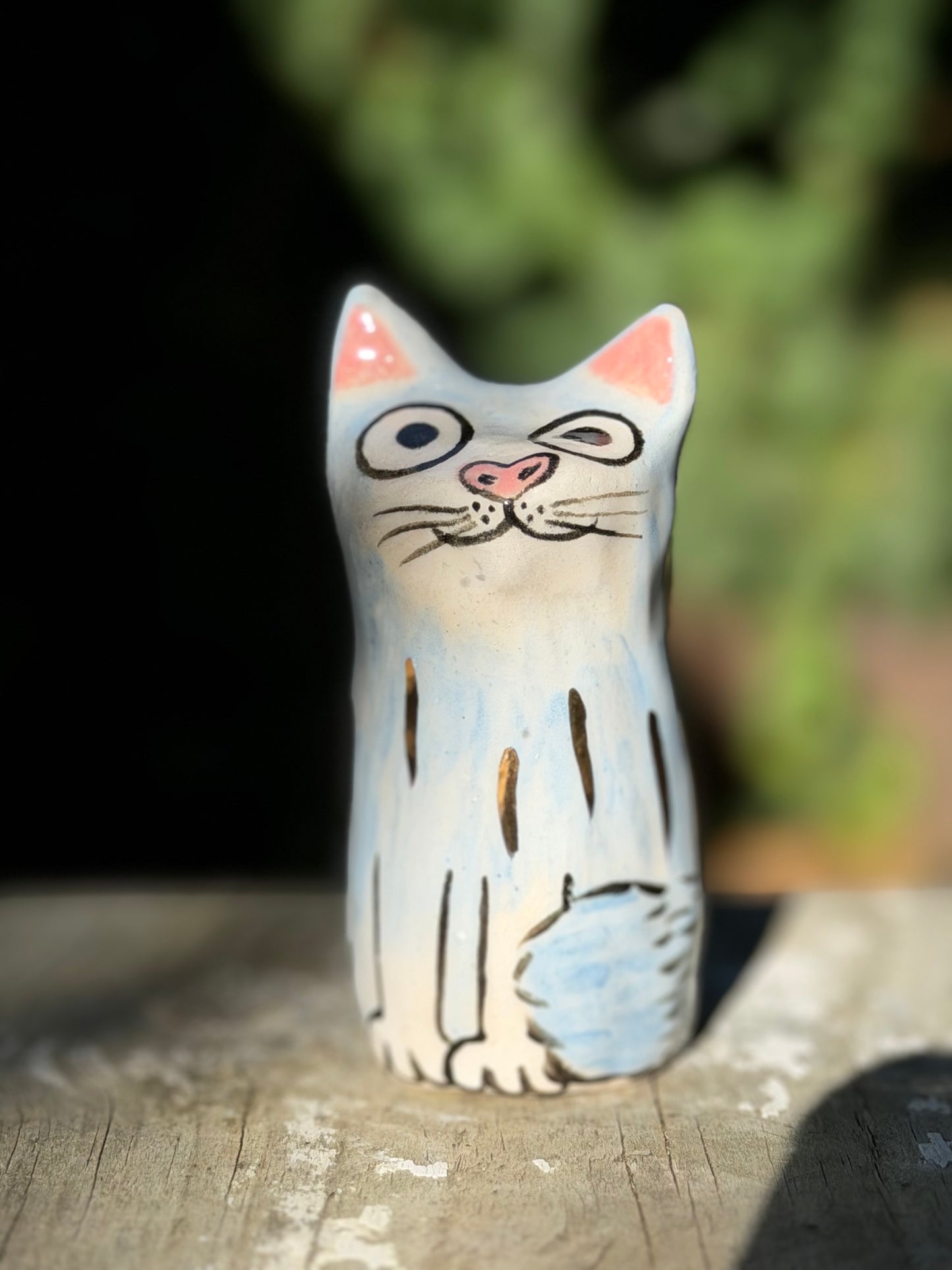 Lennie Blob - Shy blue with gold (small)
