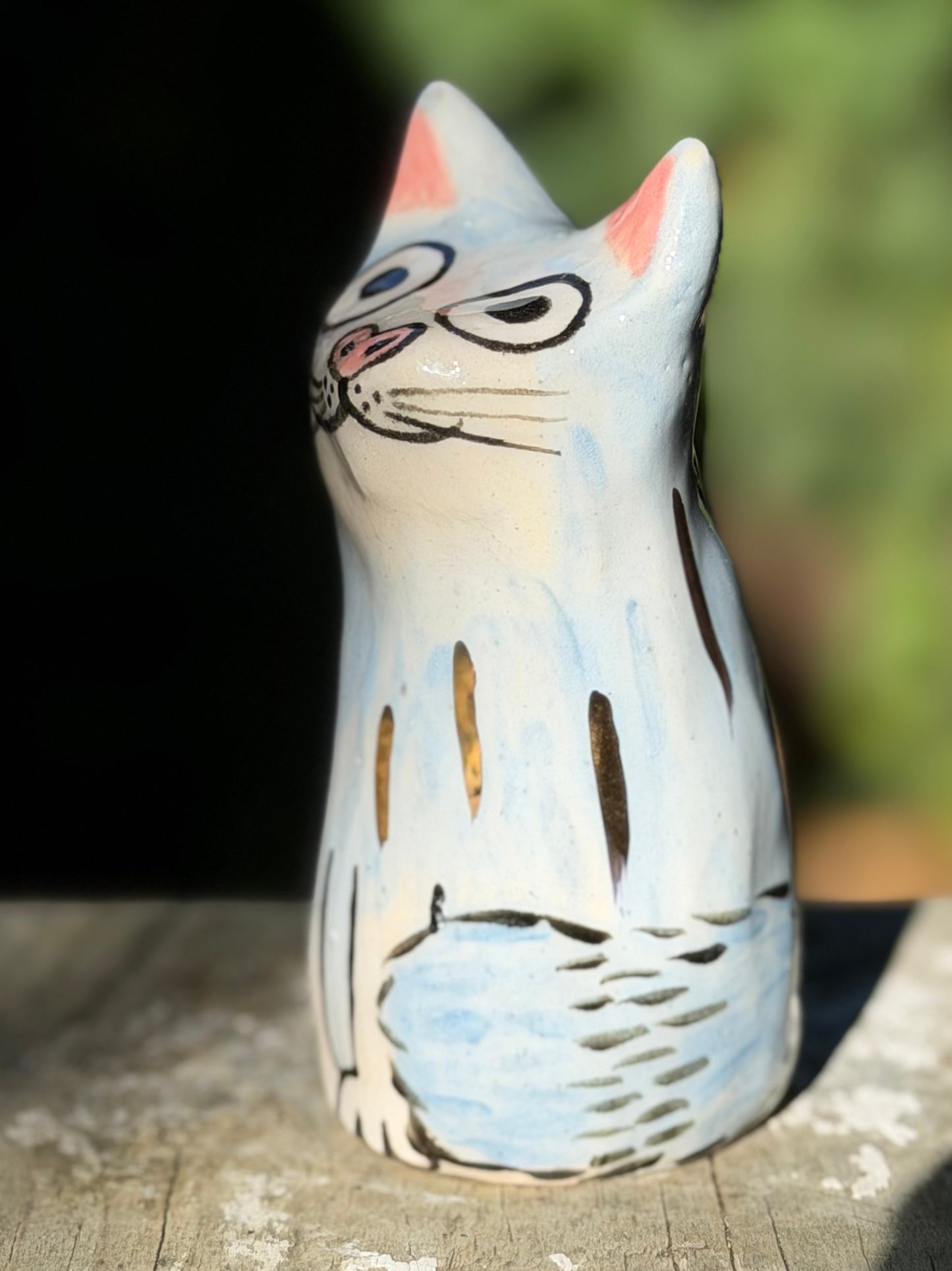 Lennie Blob - Shy blue with gold (small)