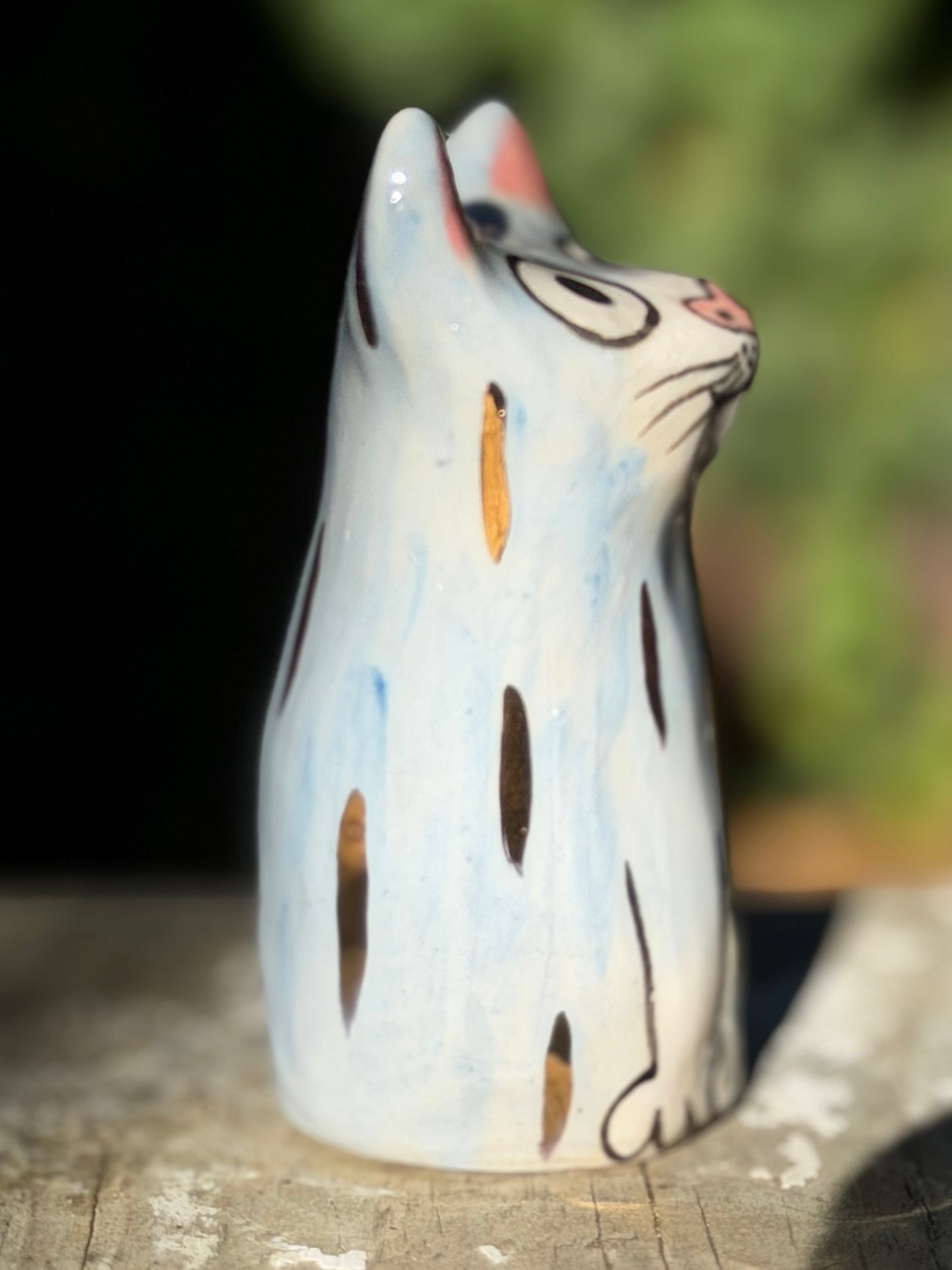 Lennie Blob - Shy blue with gold (small)