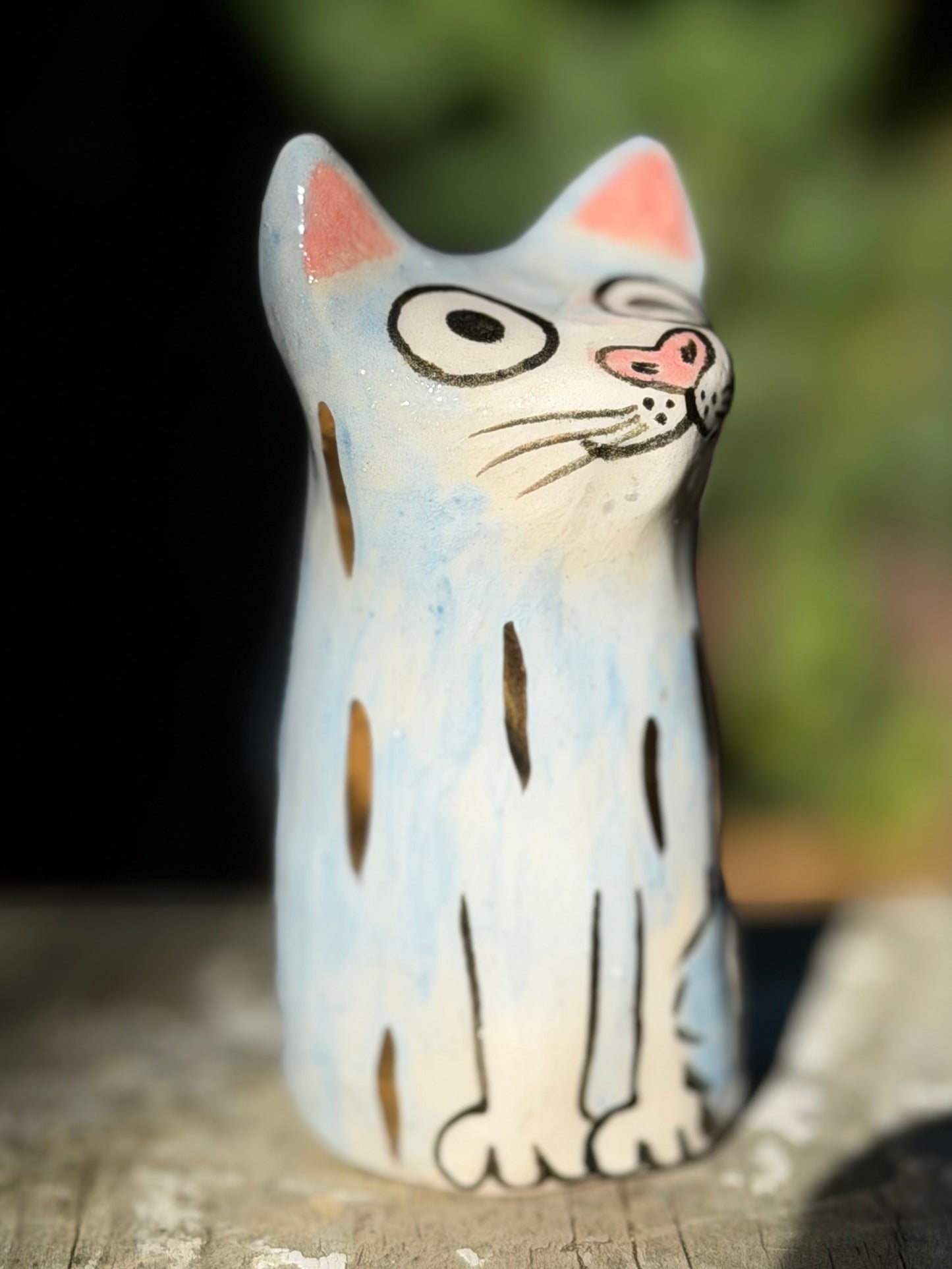 Lennie Blob - Shy blue with gold (small)