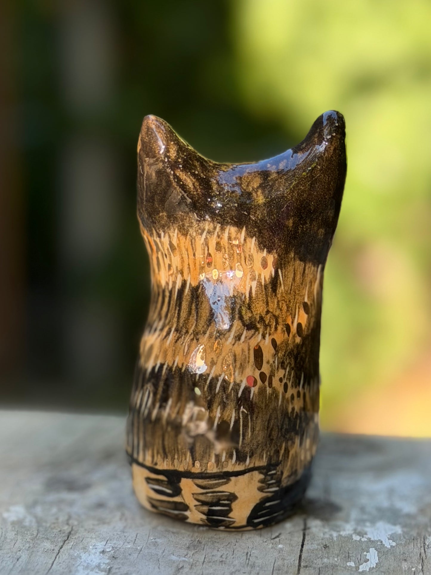 Yuki Calico Blob – The Quiet Beauty with gold (Small)