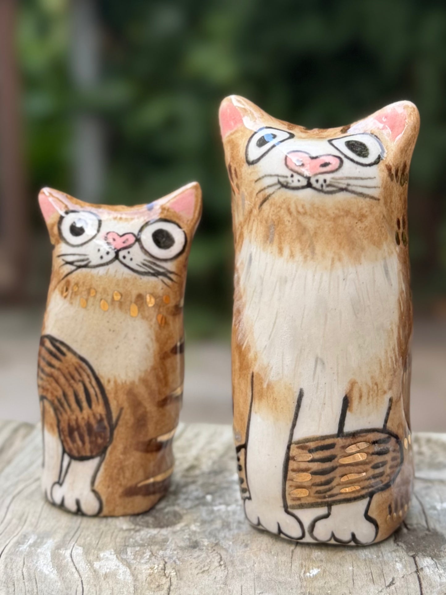 Yuki Blob – Mischievous Napper Tabby Blob with gold (Extra small)