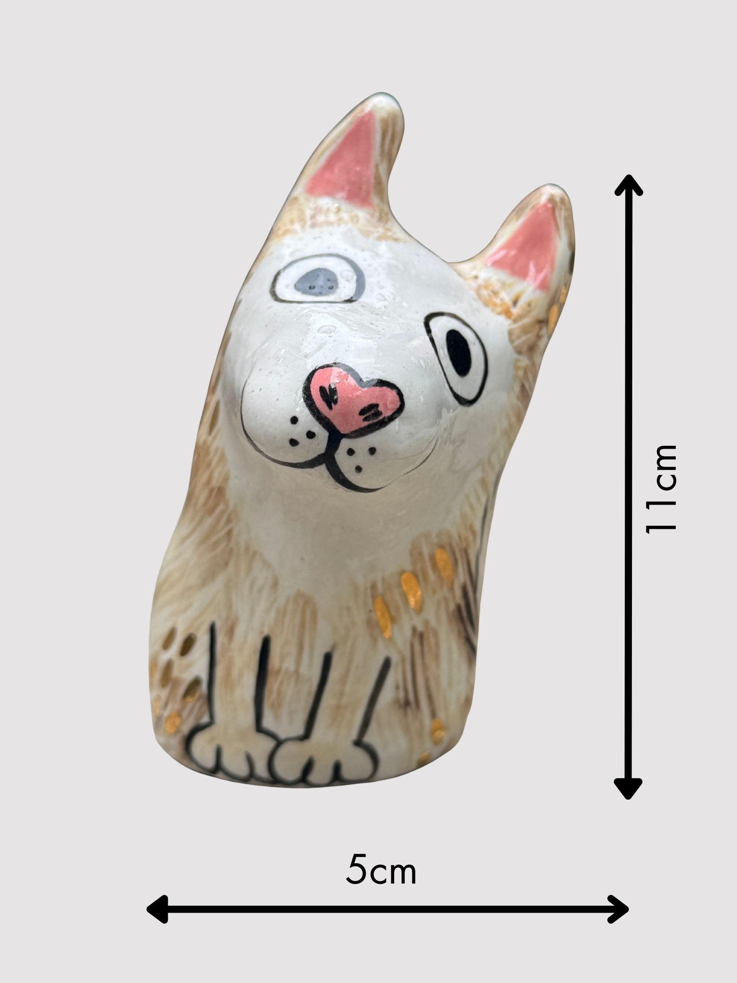 Large Roux Blob – The Friendly Watchdog with gold