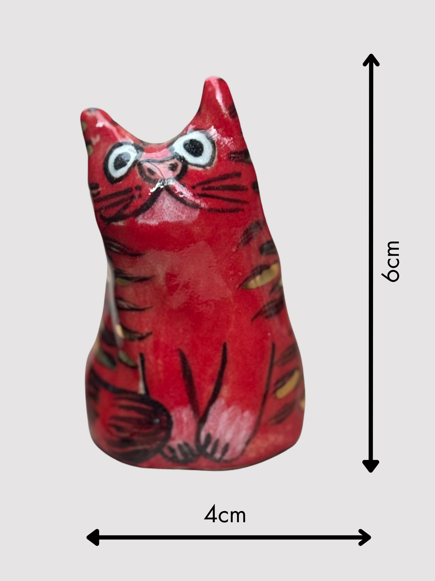 Lennie Blob - red w gold (small)