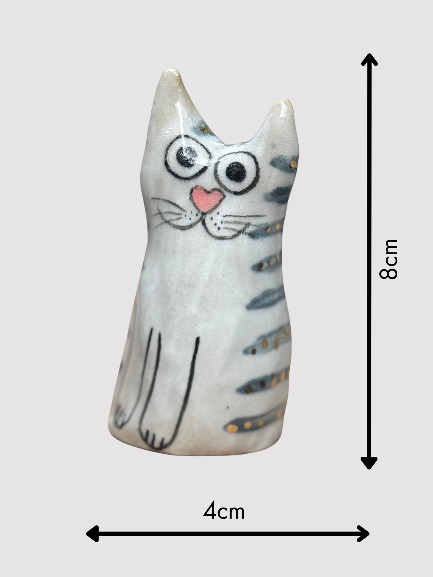 Klaus Blob - Flat faced, nerd Blob with gold (small)