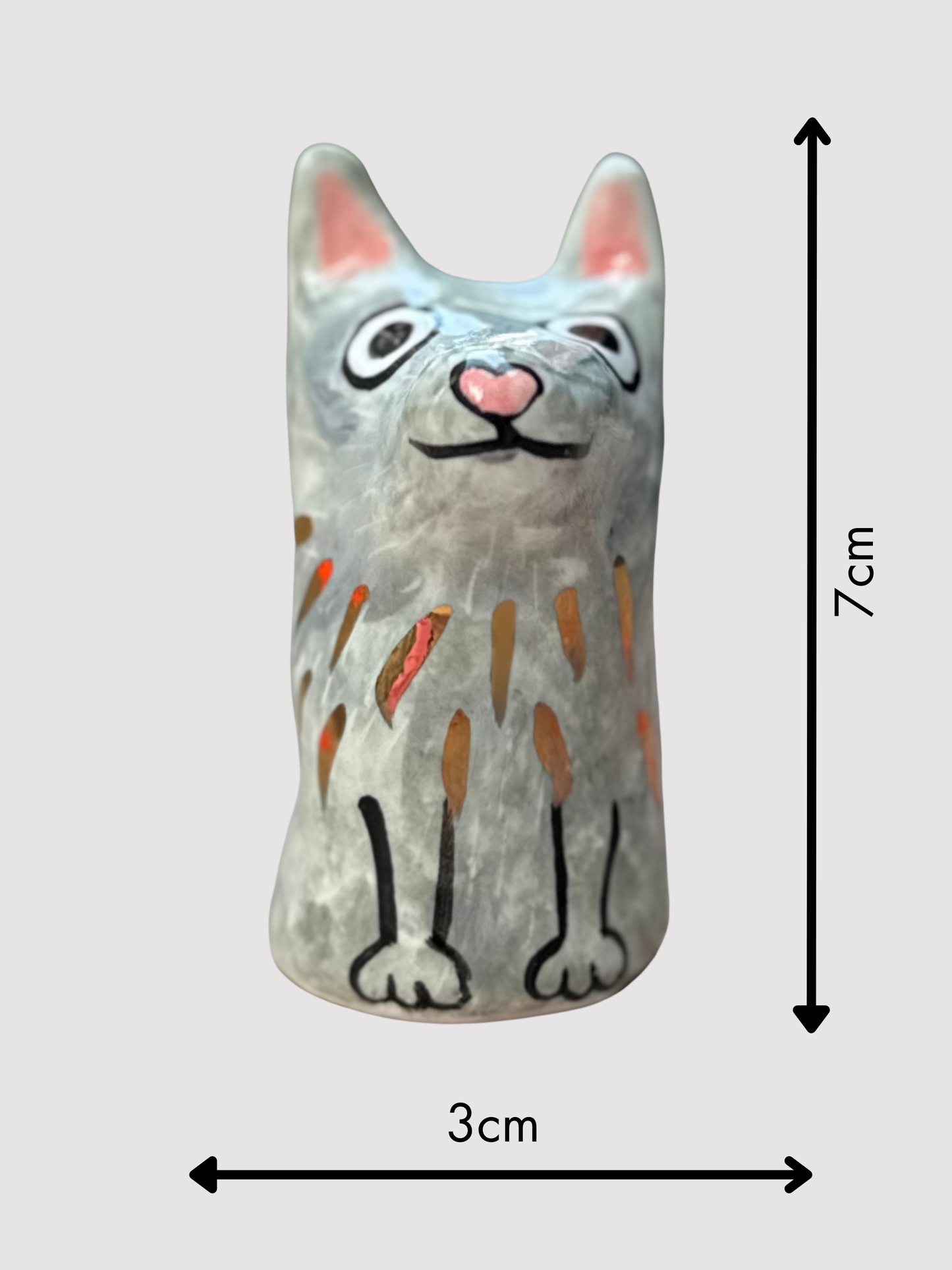 Roux Blob – The Tiny Wolf Blob with Gold (Small)