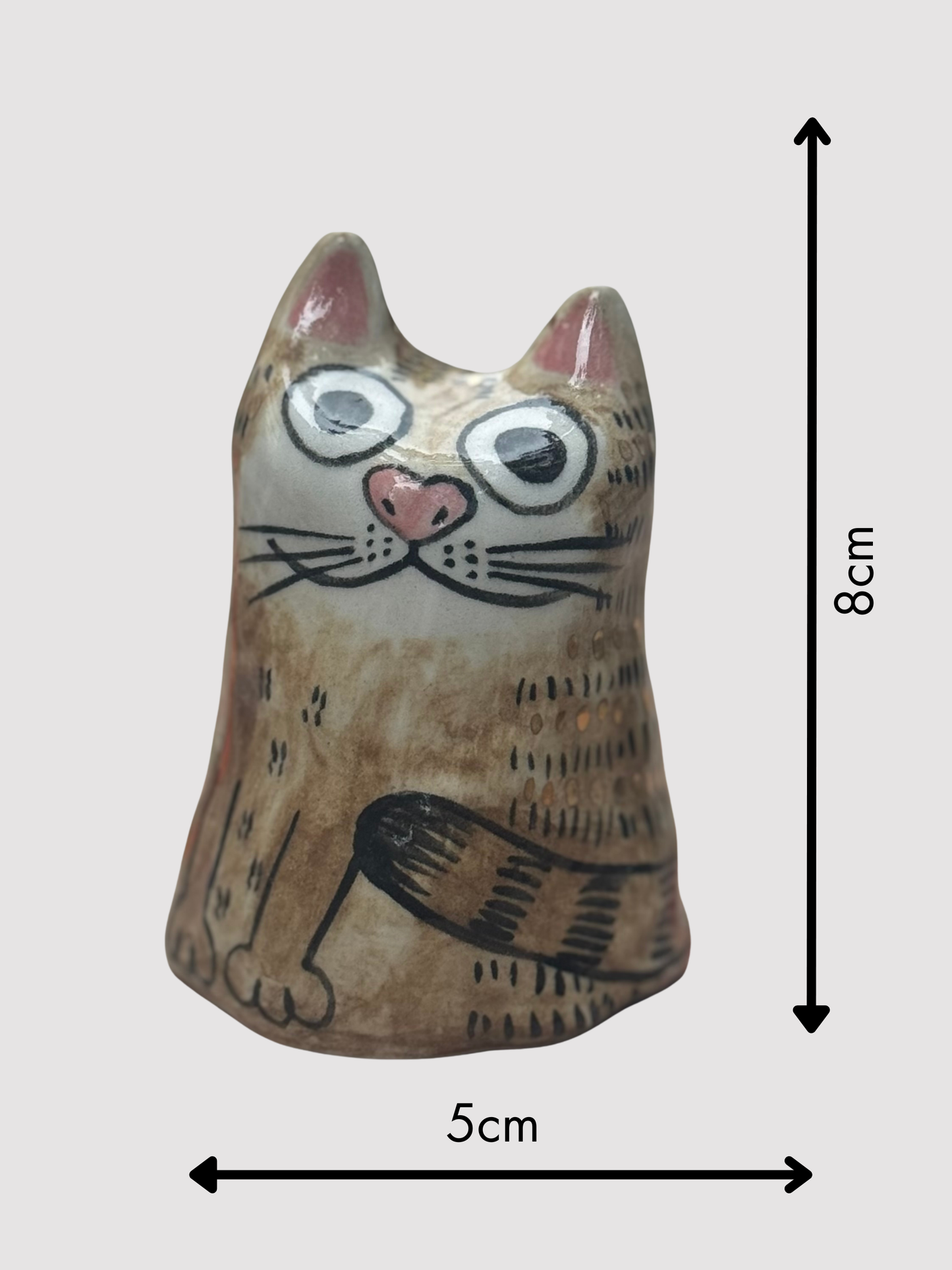 Yuki Blob – Coffee Connoisseur Tabby Blob with gold (Medium)