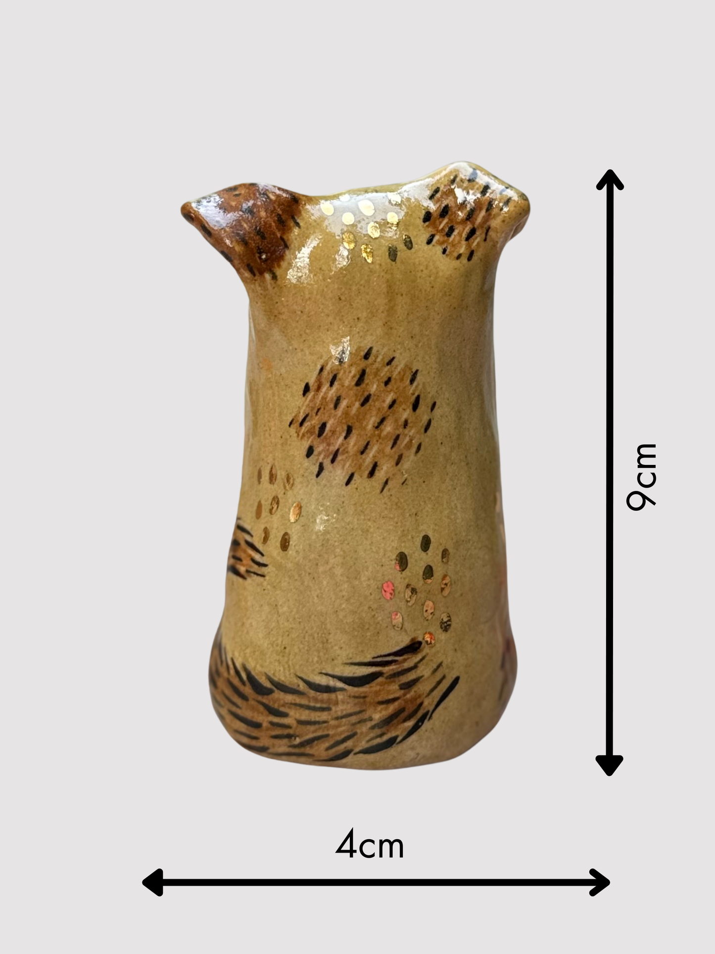 Roux Blob – The Carrot-Loving Lazy Brak Blob with Gold (Medium)